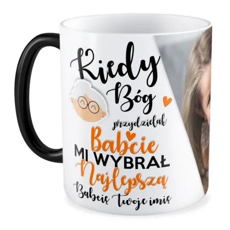 FOTO Kubek magiczny 330ml dla BABCI